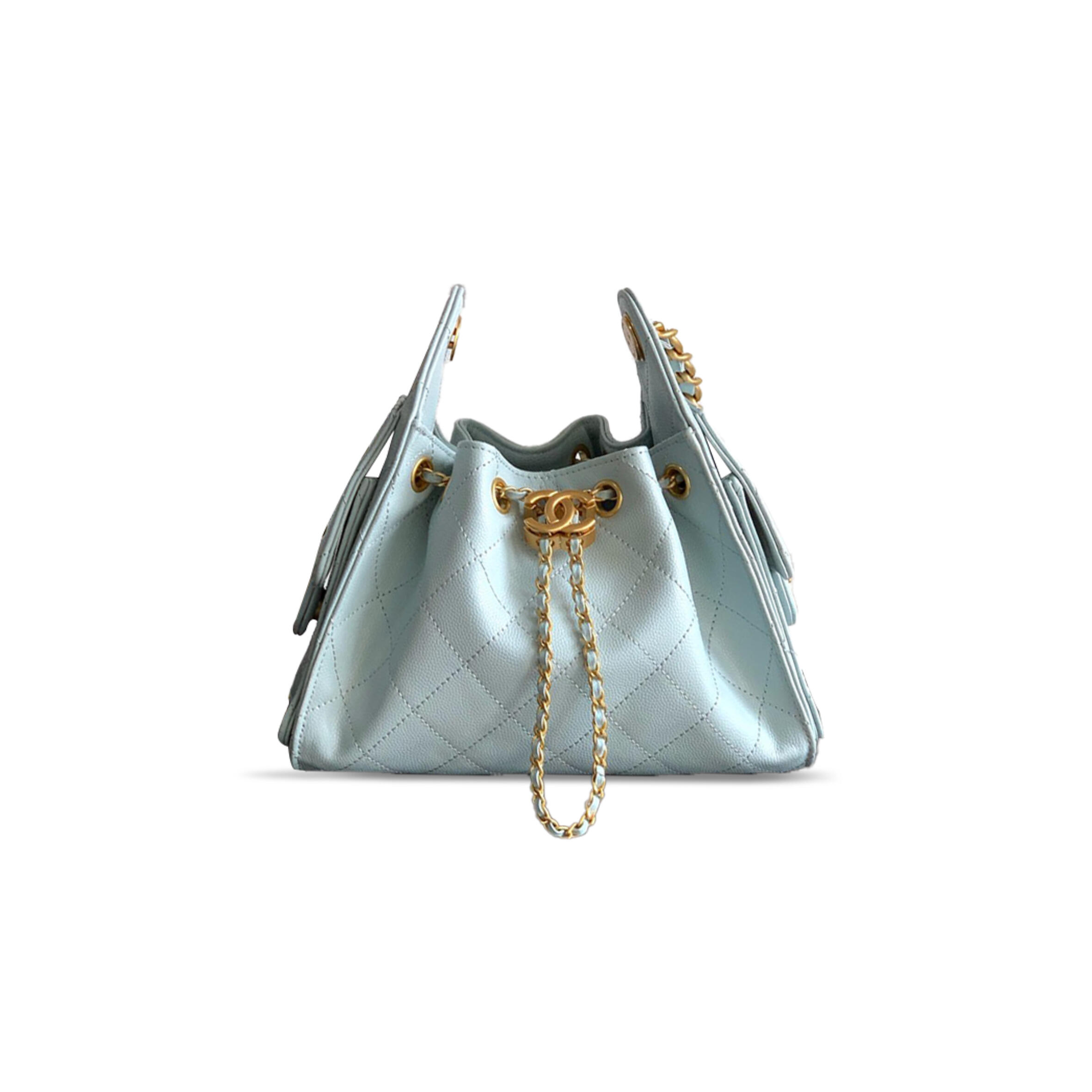 CHANEL 25 MINI HOBO BAG GRAINED CALFSKIN AS5631 B0 (22*20*12.5cm)