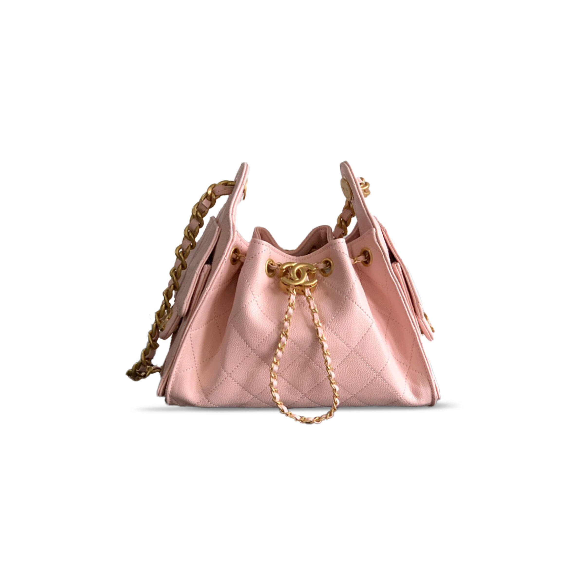 CHANEL 25 MINI HOBO BAG GRAINED CALFSKIN AS5631 B1 (22x20x12.5cm)