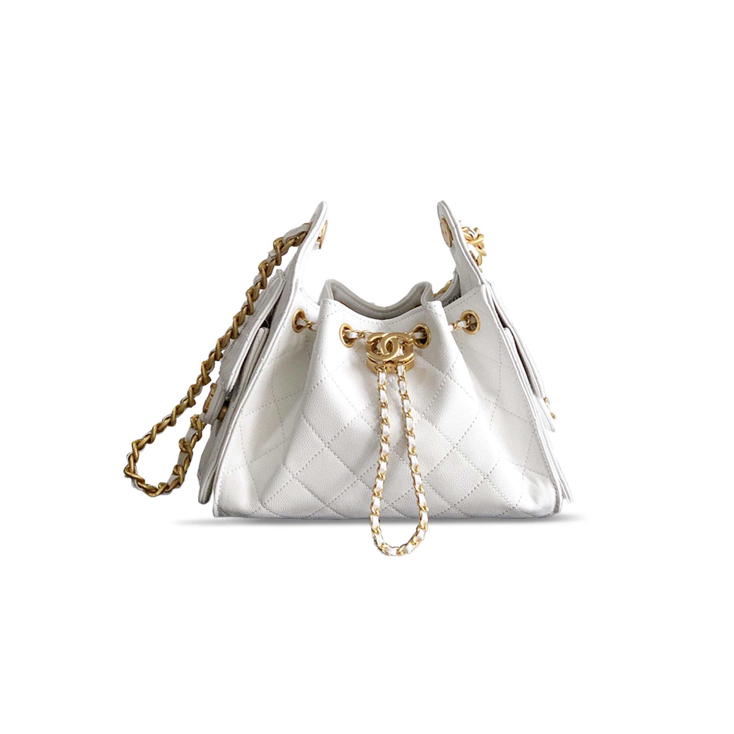 CHANEL 25 MINI HOBO BAG GRAINED CALFSKIN AS5631 03 (22*20*12.5cm)