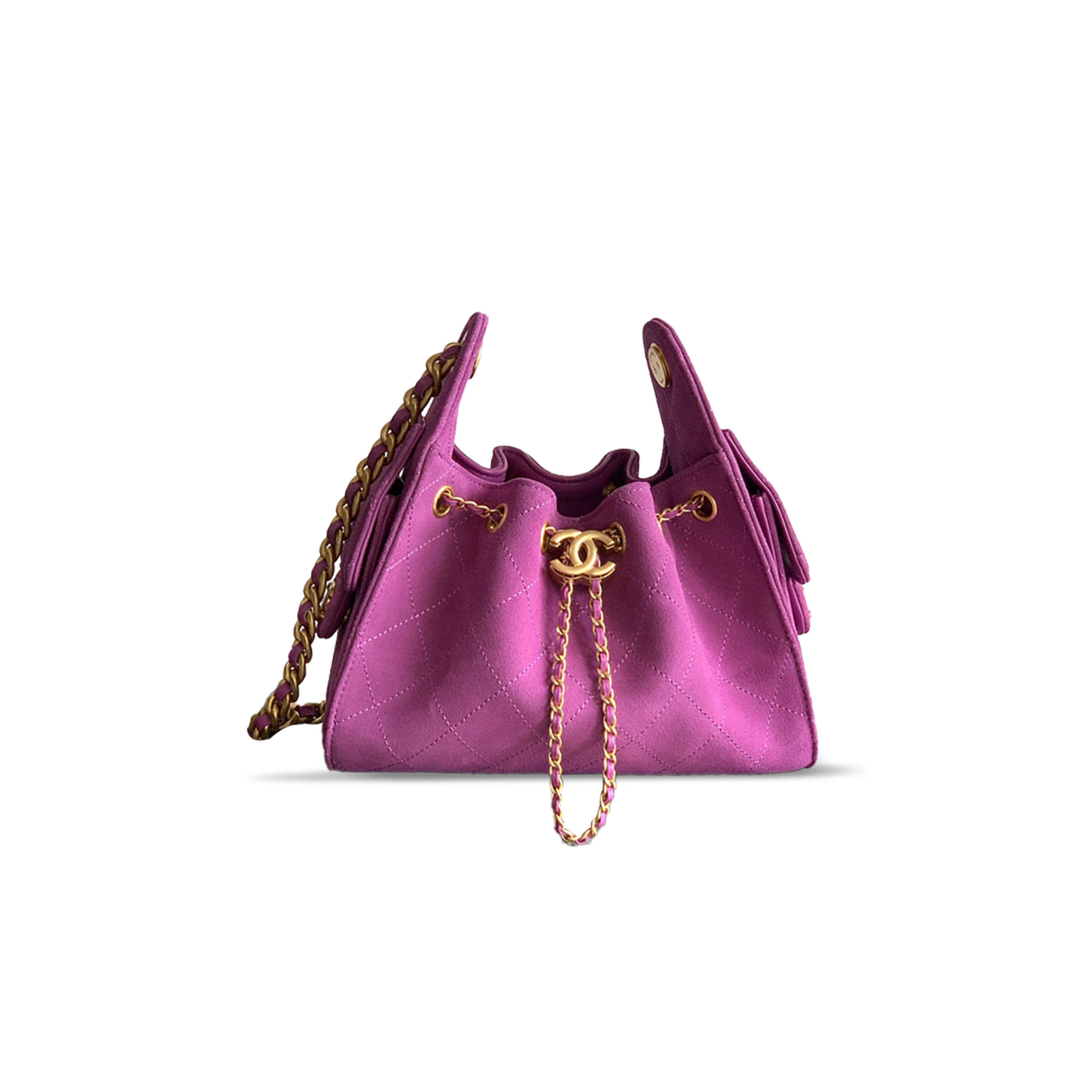 CHANEL 25 MINI HOBO BAG GRAINED CALFSKIN AS5631 00 (22*20*12.5cm)