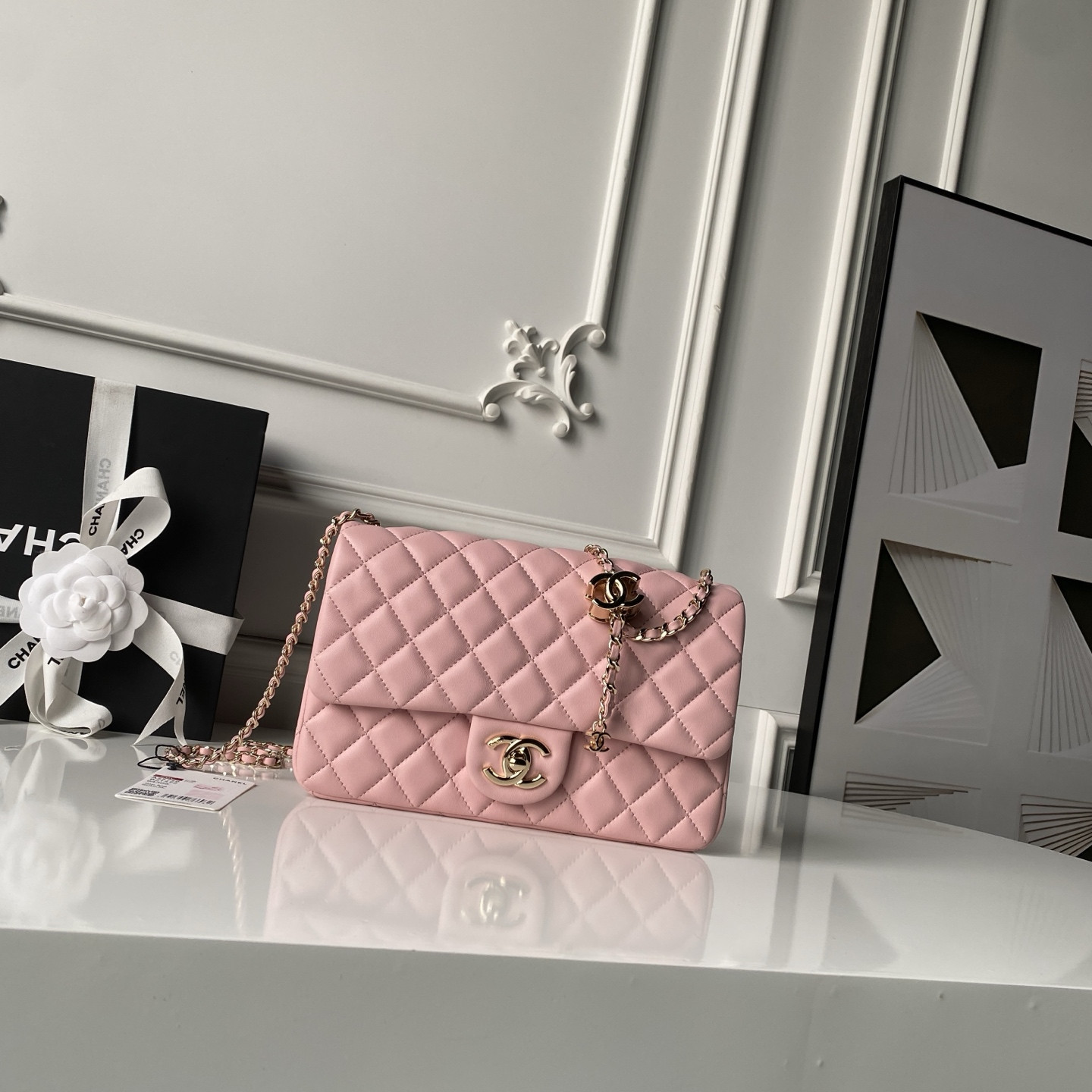 Chanel Classic Flap Handbag CF AS5756 14.5x23.5x7cm #5 - Image 2