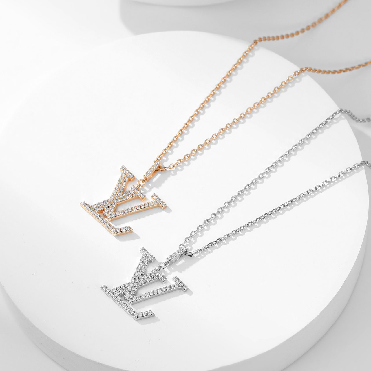 Louis Vuitton ldylle Blossom LV Monogram Diamond Necklace. - SUPER-MIRROR