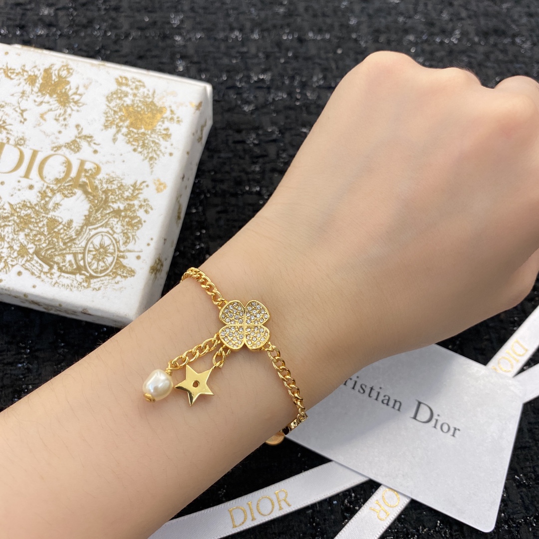Dior Jewelry Bracelets fringed four-leaf clover - PONI - Image 4
