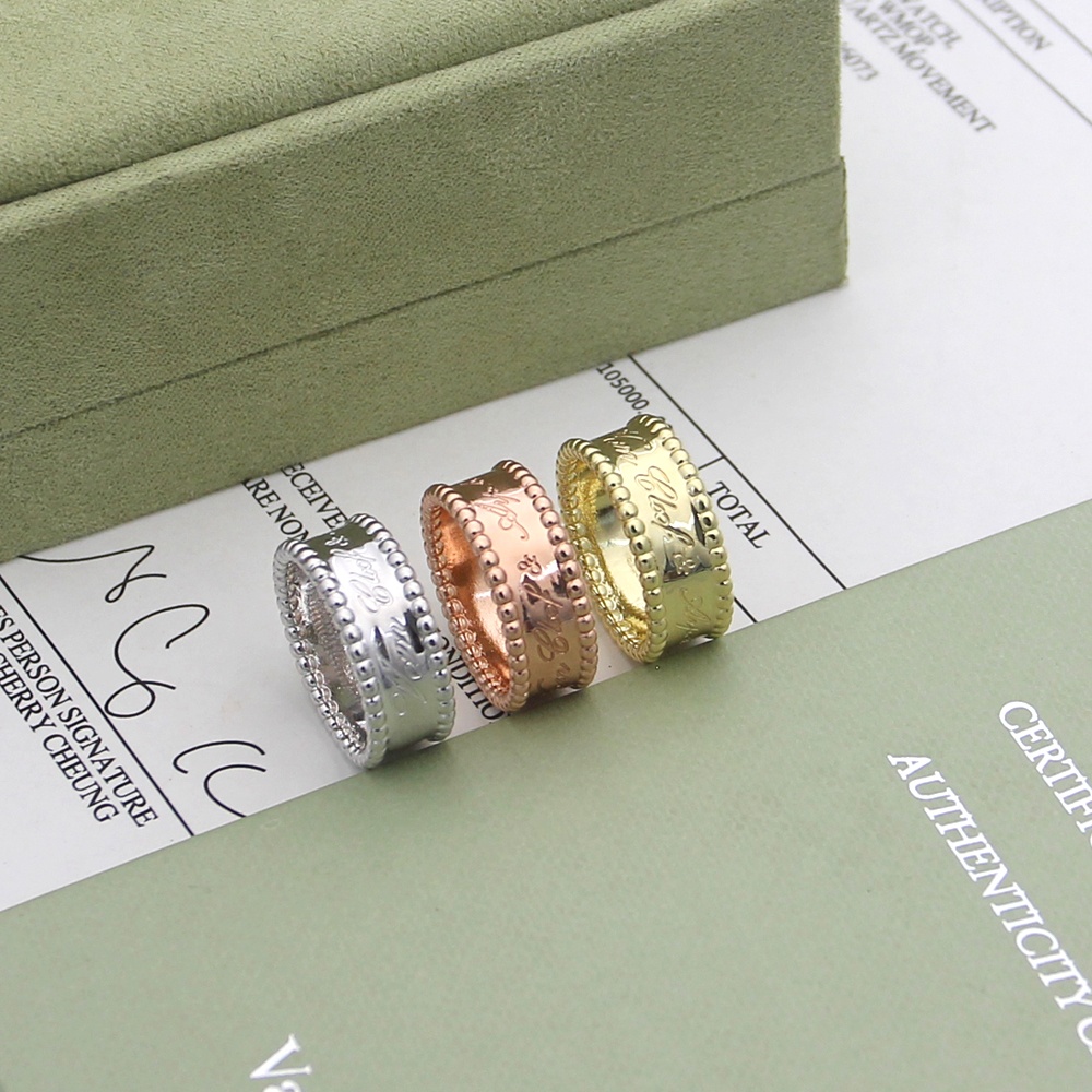 Van Cleef & Arpels Jewelry Rings VCA signature ring - SUPER-MIRROR