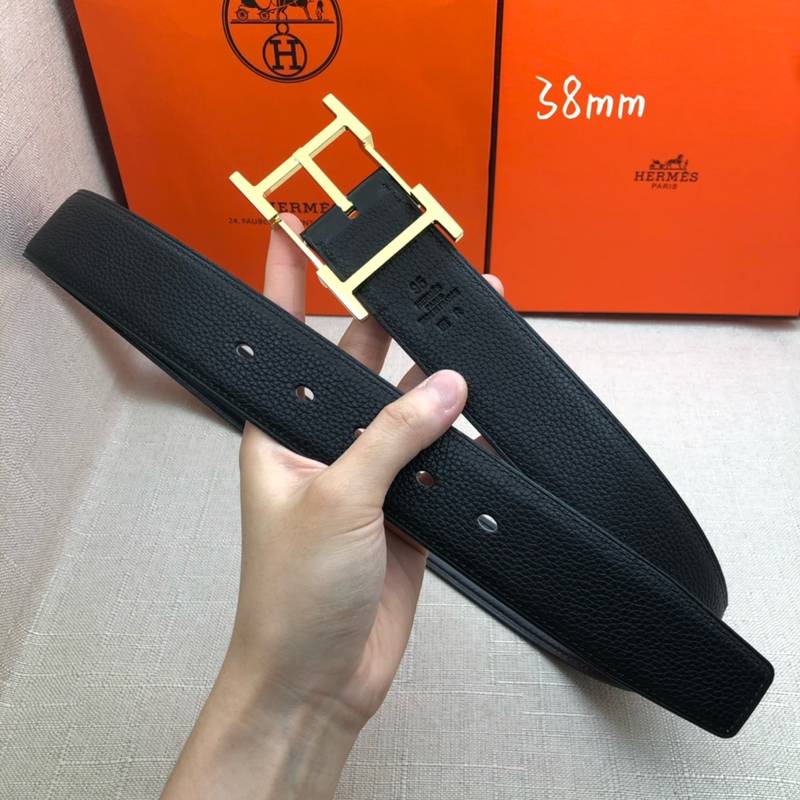 Hermes H Belt Buckle Reversible Black For Women, Women Belt #6 - Image 2