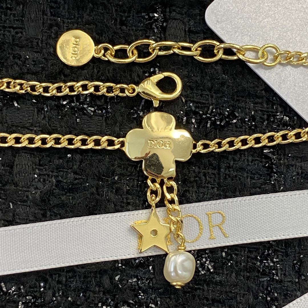 Dior Jewelry Bracelets fringed four-leaf clover - PONI - Image 7