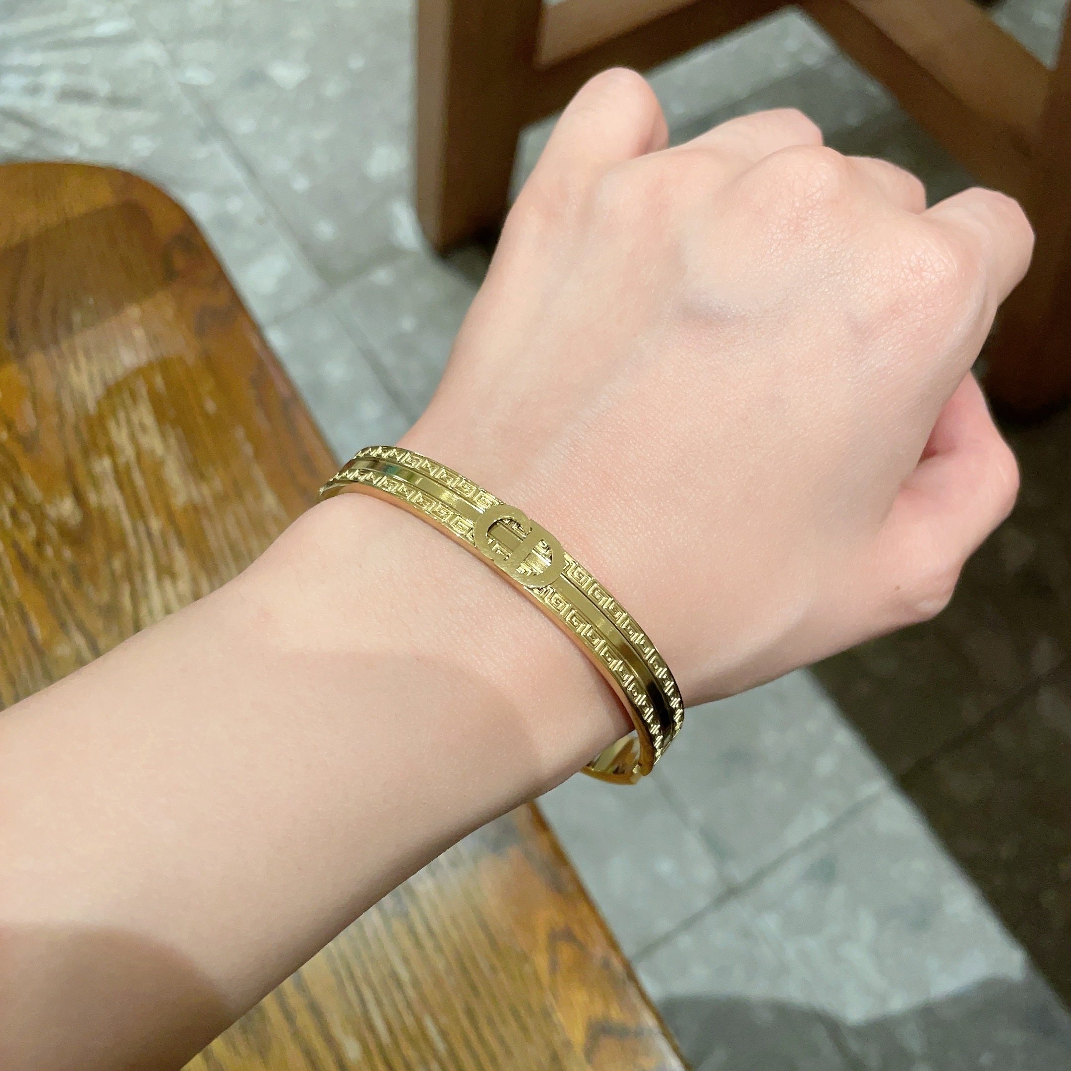 Dior Jewelry Bangle Dior new beautiful open bracelet can be salty but sweet - PONI - Image 6