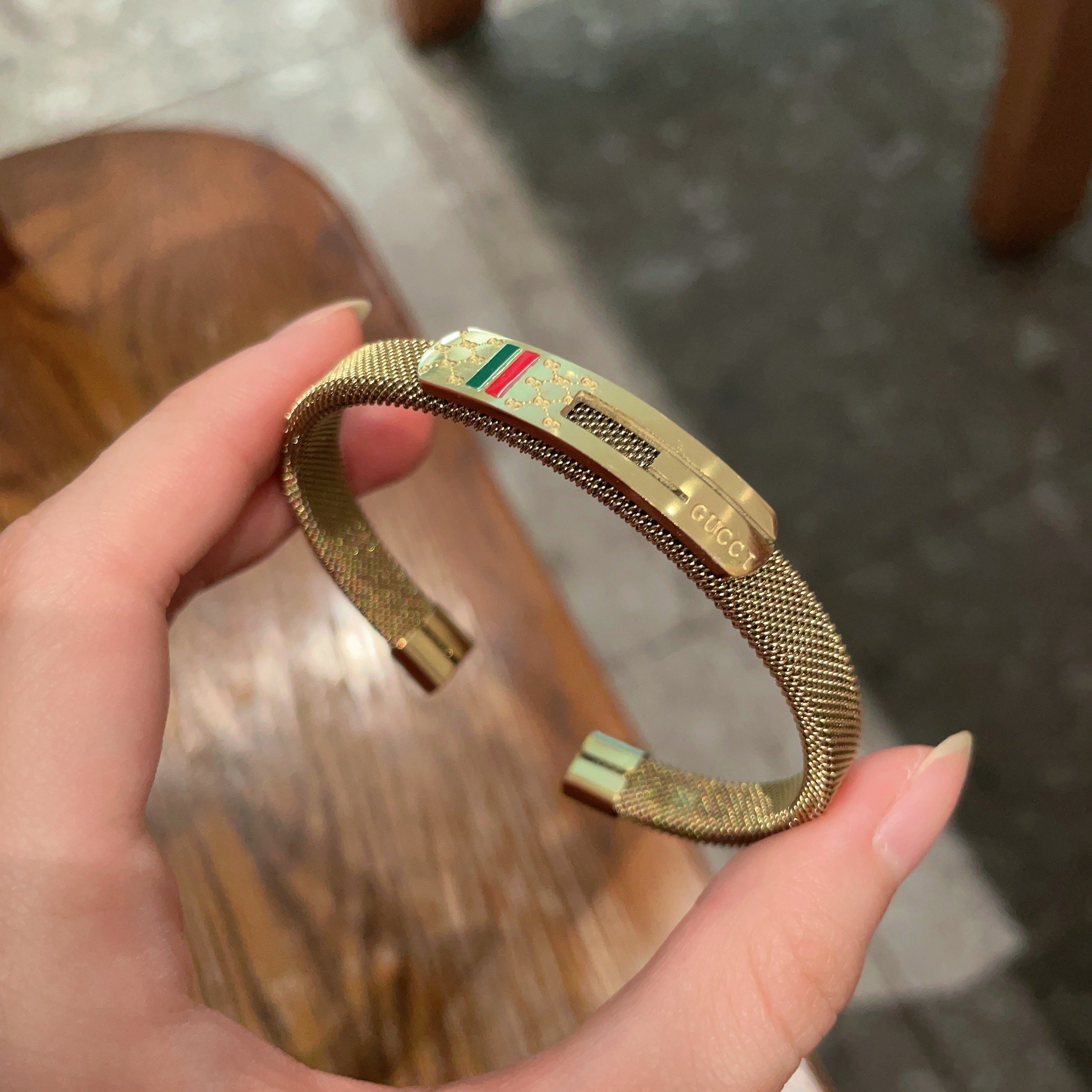 Gucci Jewelry Bangle Double G Bracelet Super Heavy bling bling