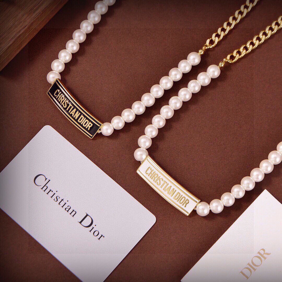 Dior Jewelry Necklace Letter necklace - PONI