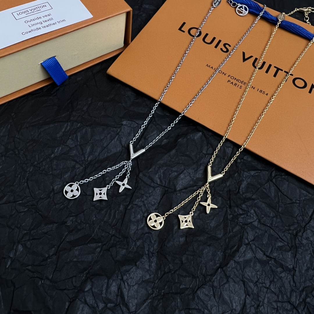 Louis Vuitton Jewelry Necklace Hollow Design - SUPER-MIRROR