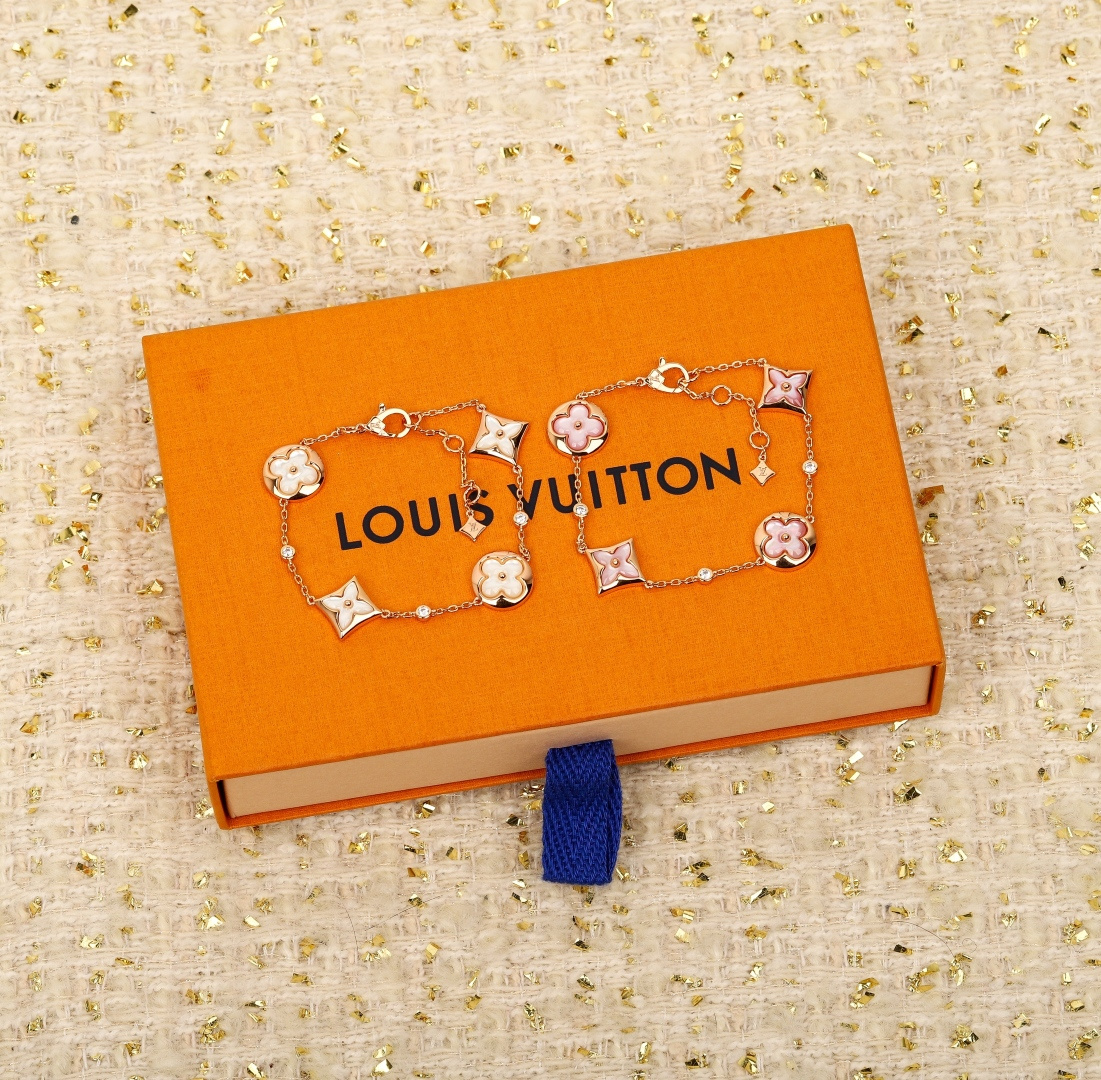 Louis Vuitton Monogram Floral Pattern Bracelet - SUPER-MIRROR
