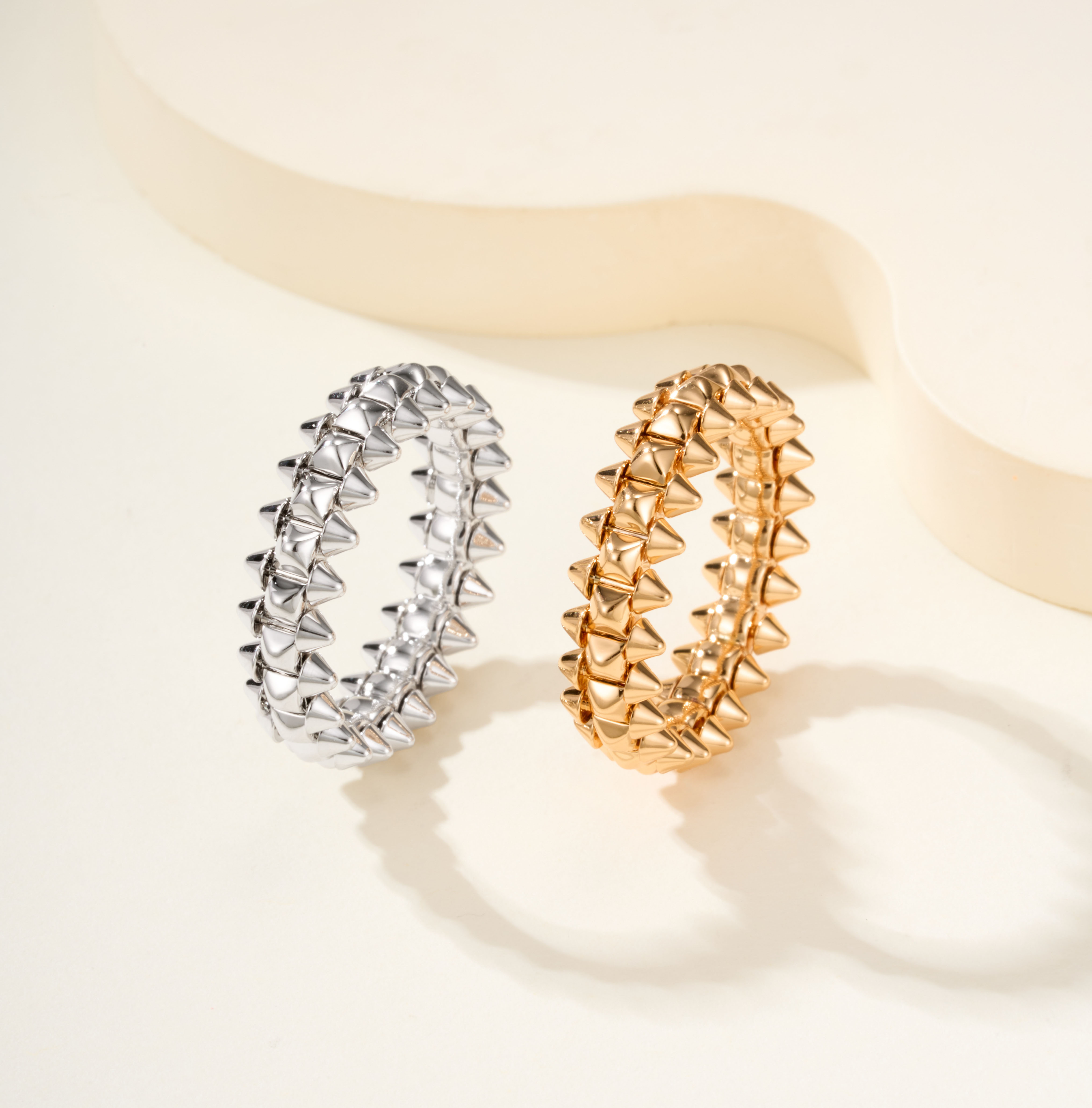 Cartier Clash Rivet Rings, Slim Version - SUPER-MIRROR