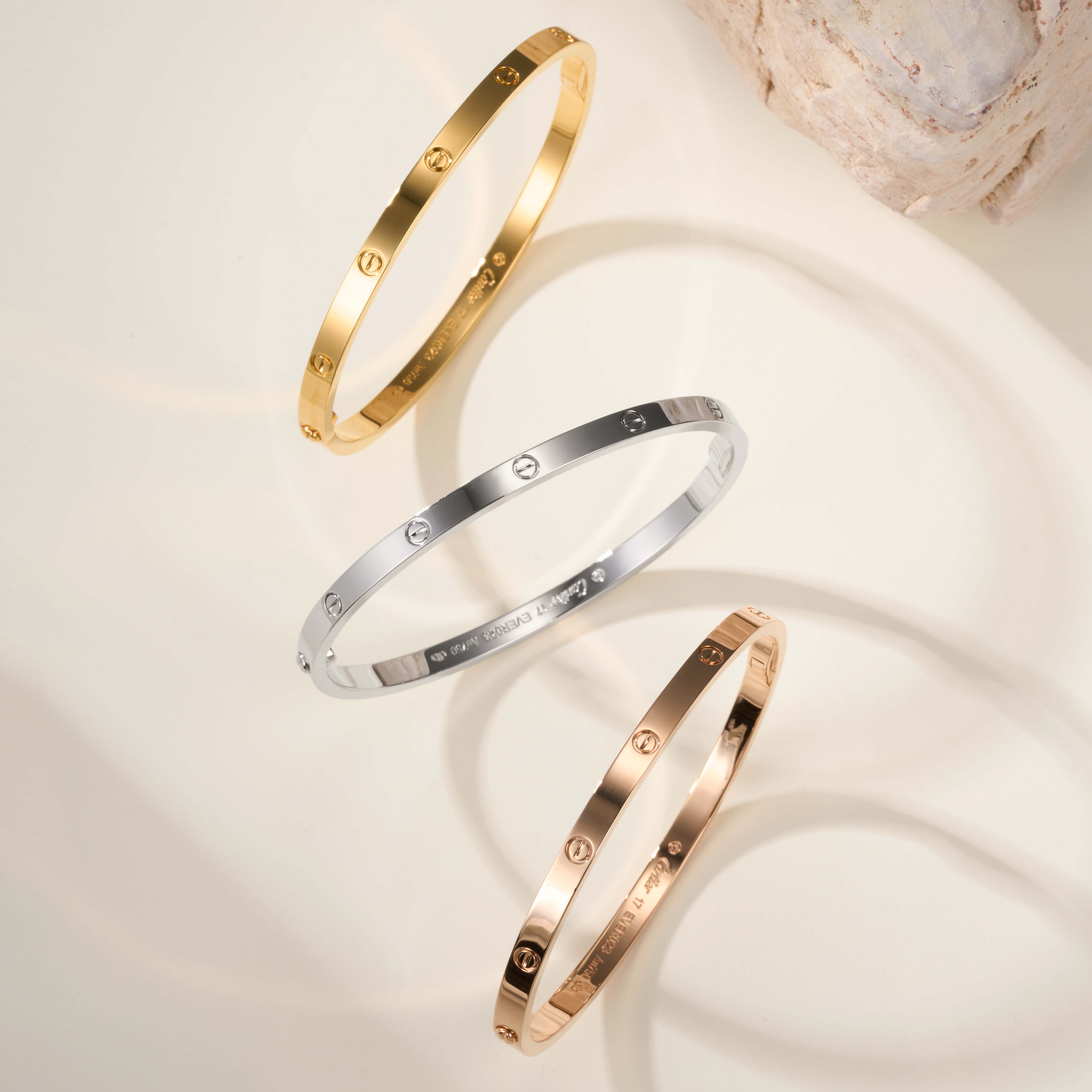 Cartier Love Classic Bangle without Diamonds, Narrow Model 3.6mm - SUPER-MIRROR