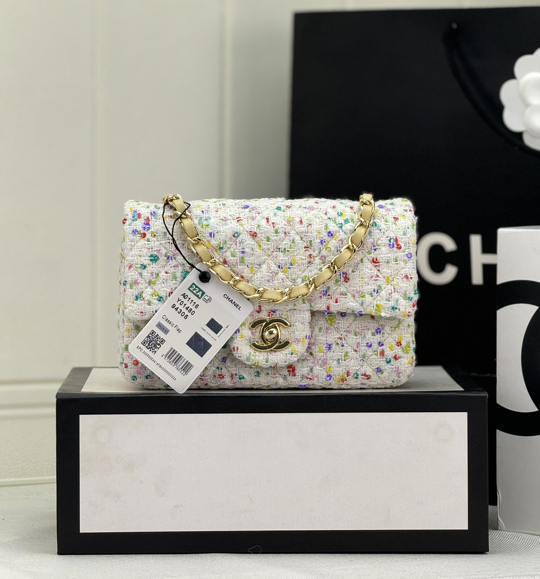 CHANEL MINI CLASSIC 11.12 HANDBAG 20 12 * 20 * 6 cm #6