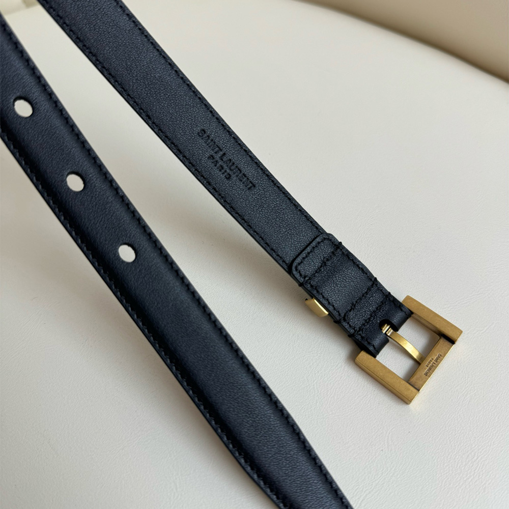 Saint Laurent Cassandre Belt in smooth leather (Replica) - Ultra-Collection - Image 9