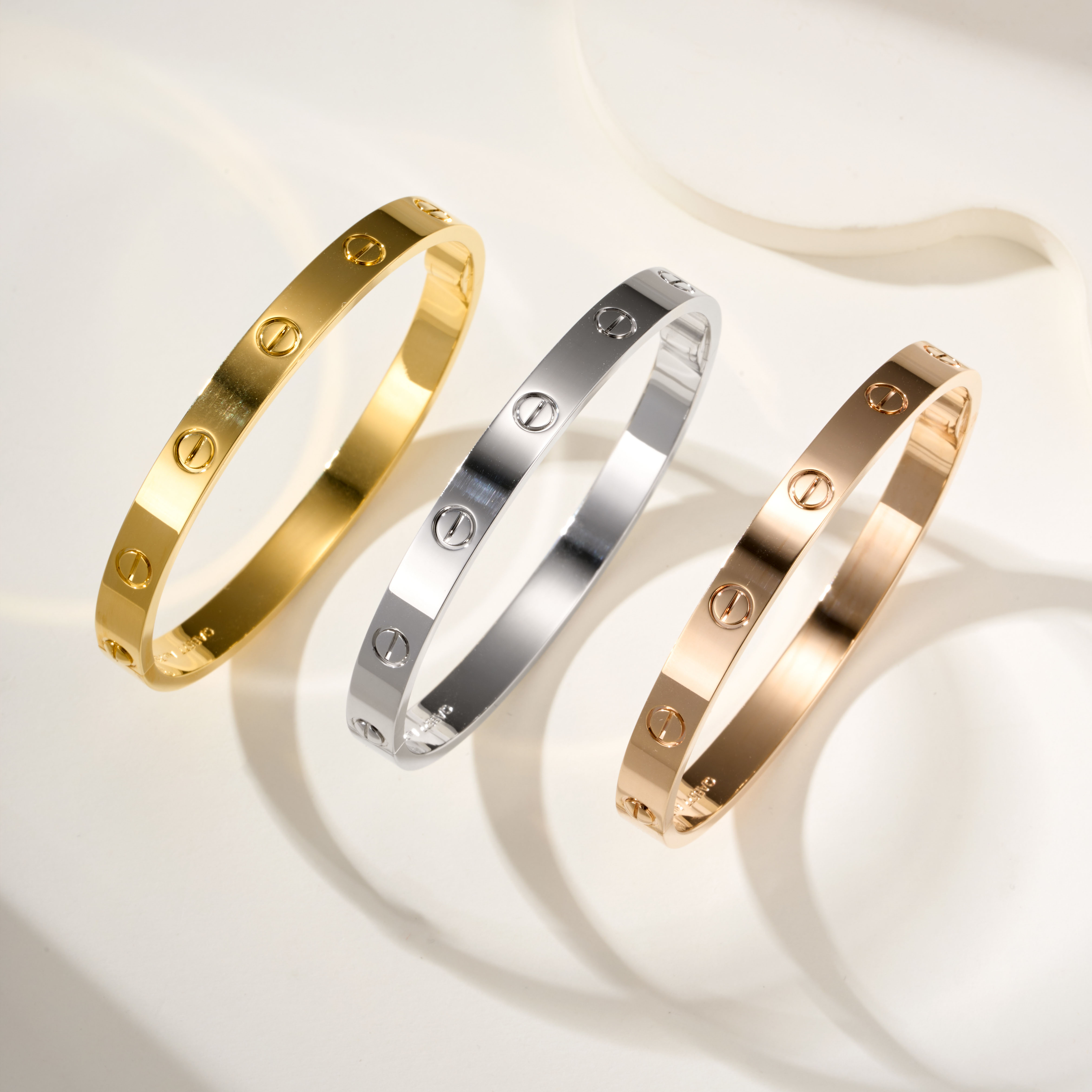 Cartier Love Classic Wide Model Bangle without Diamonds （Width 6.1mm） - SUPER-MIRROR