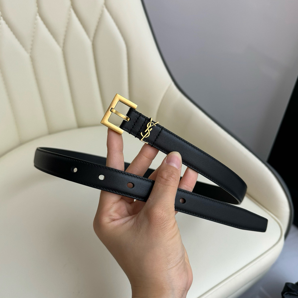 Saint Laurent Cassandre Belt in smooth leather (Replica) - Ultra-Collection - Image 4