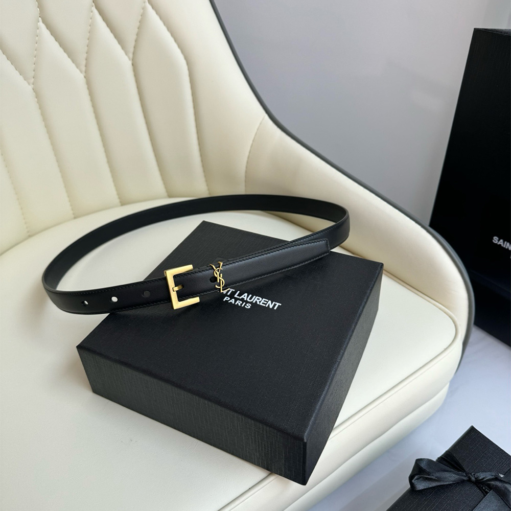 Saint Laurent Cassandre Belt in smooth leather (Replica) - Ultra-Collection - Image 5