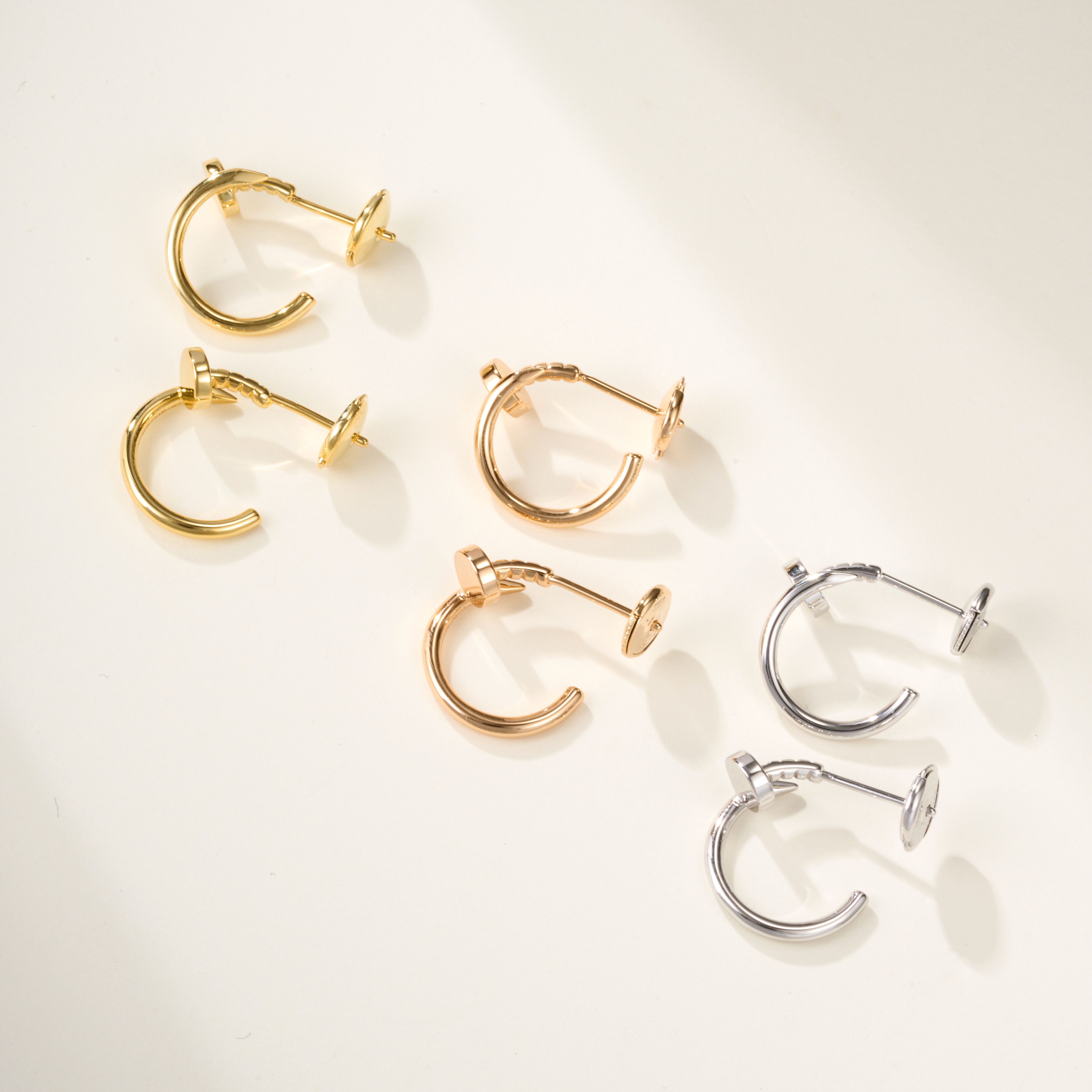 Cartier Juste Un Clou Earrings (Small Size). - SUPER-MIRROR