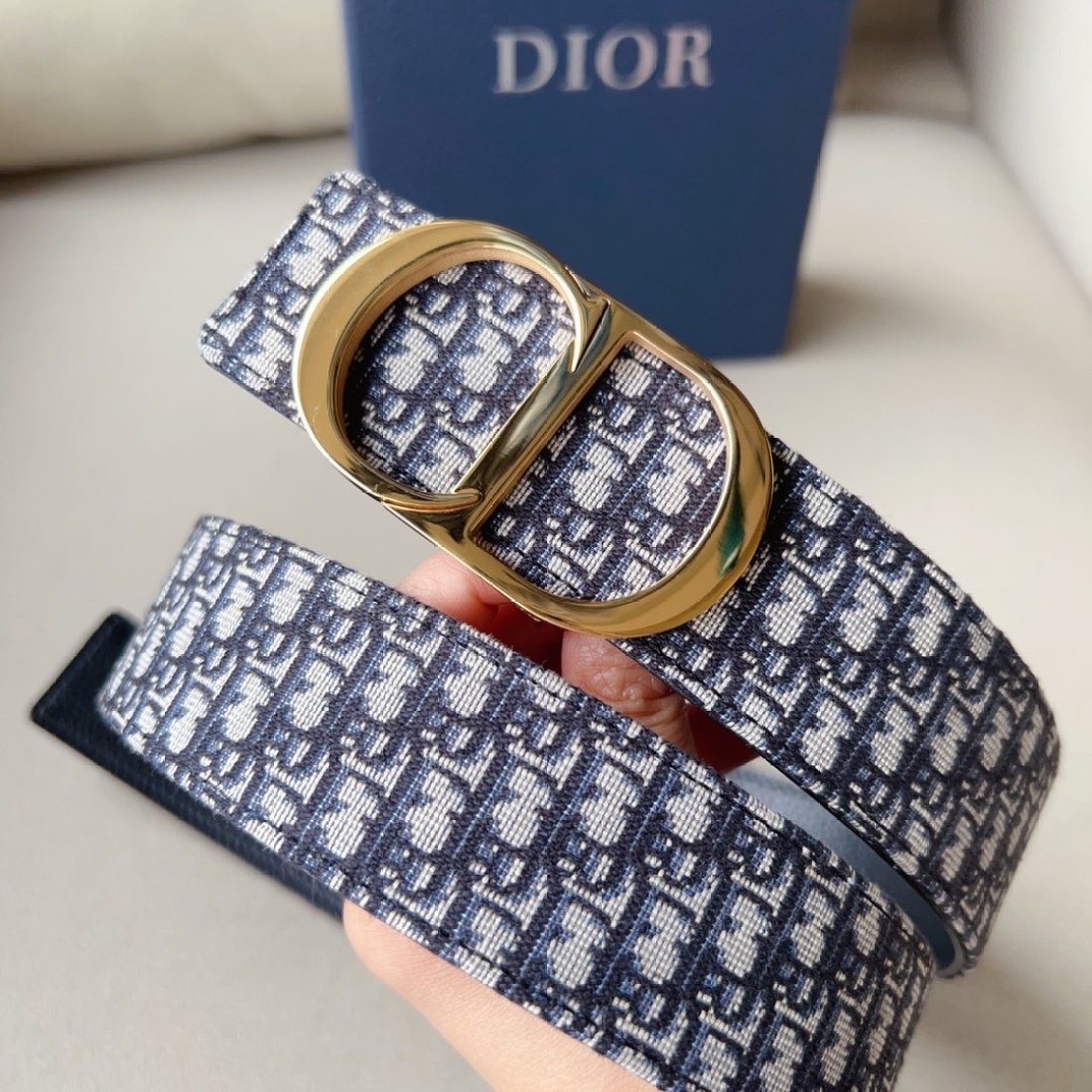 Dior Classic Printed Belt CD Steel Print 30MM - Ultra-Collection - Image 3