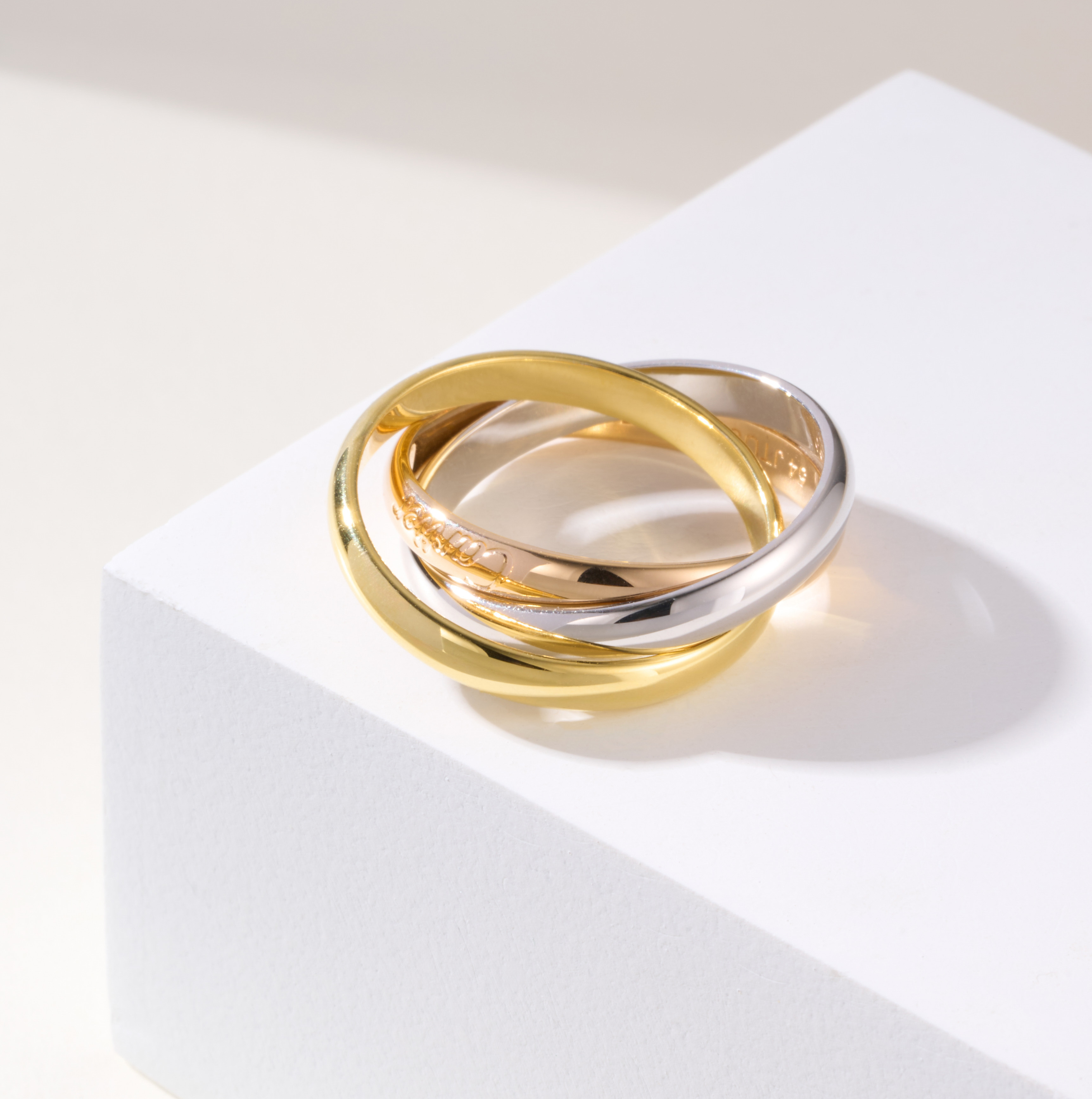 Cartier Trinity Triple Ring Classic Rings - SUPER-MIRROR