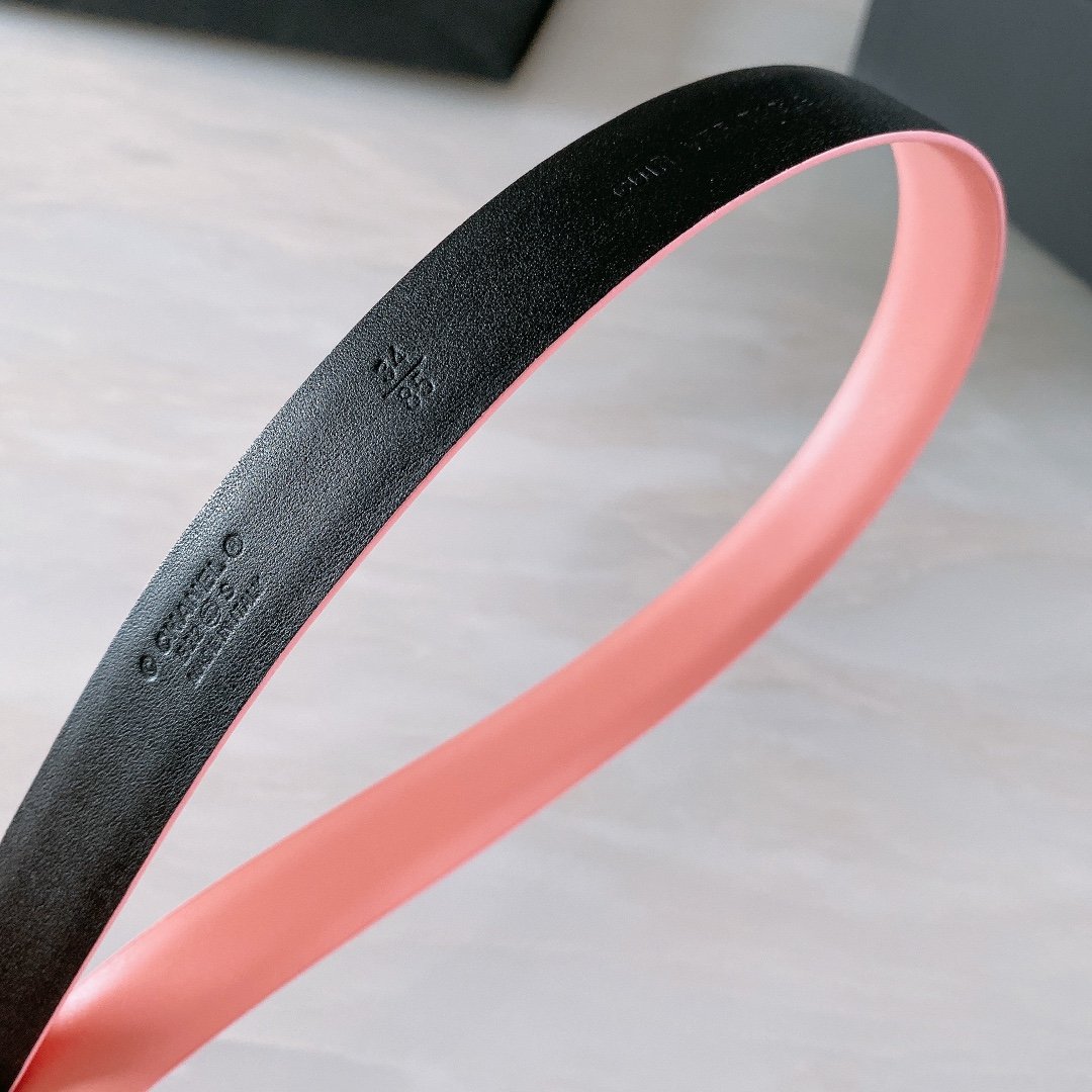 Chanel Belt With Ribbon Buckle Pink Women Belt - Image 6