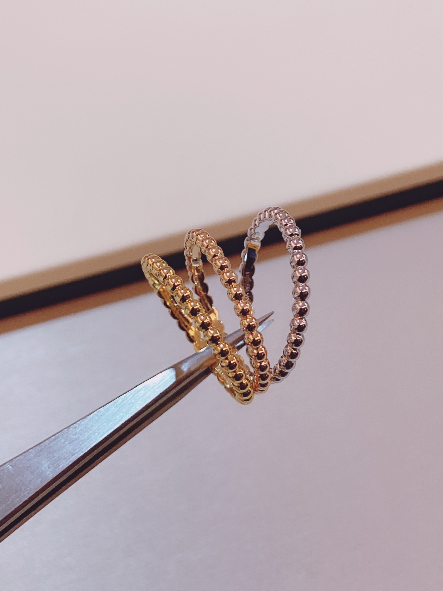 Van Cleef & Arpels Jewelry Rings Beaded ring - SUPER-MIRROR