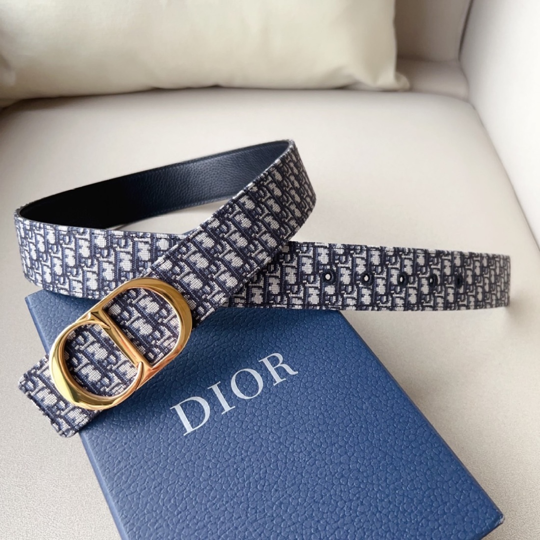 Dior Classic Printed Belt CD Steel Print 30MM - Ultra-Collection