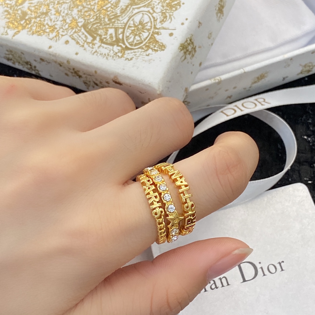Dior Jewelry Rings Dior logo simple and generous - PONI - Image 5