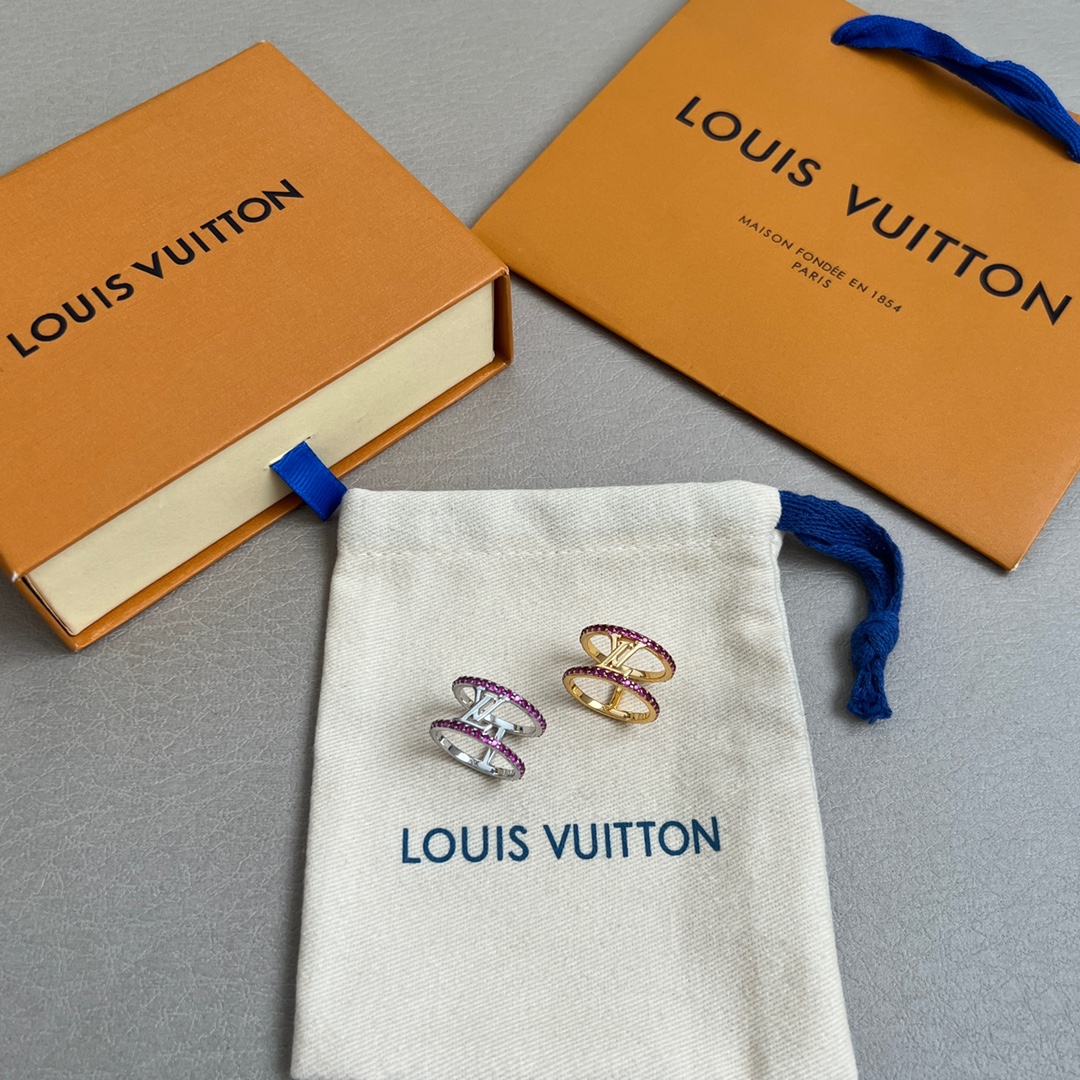 Louis Vuitton Jewelry Rings Double-layer hollow design - SUPER-MIRROR