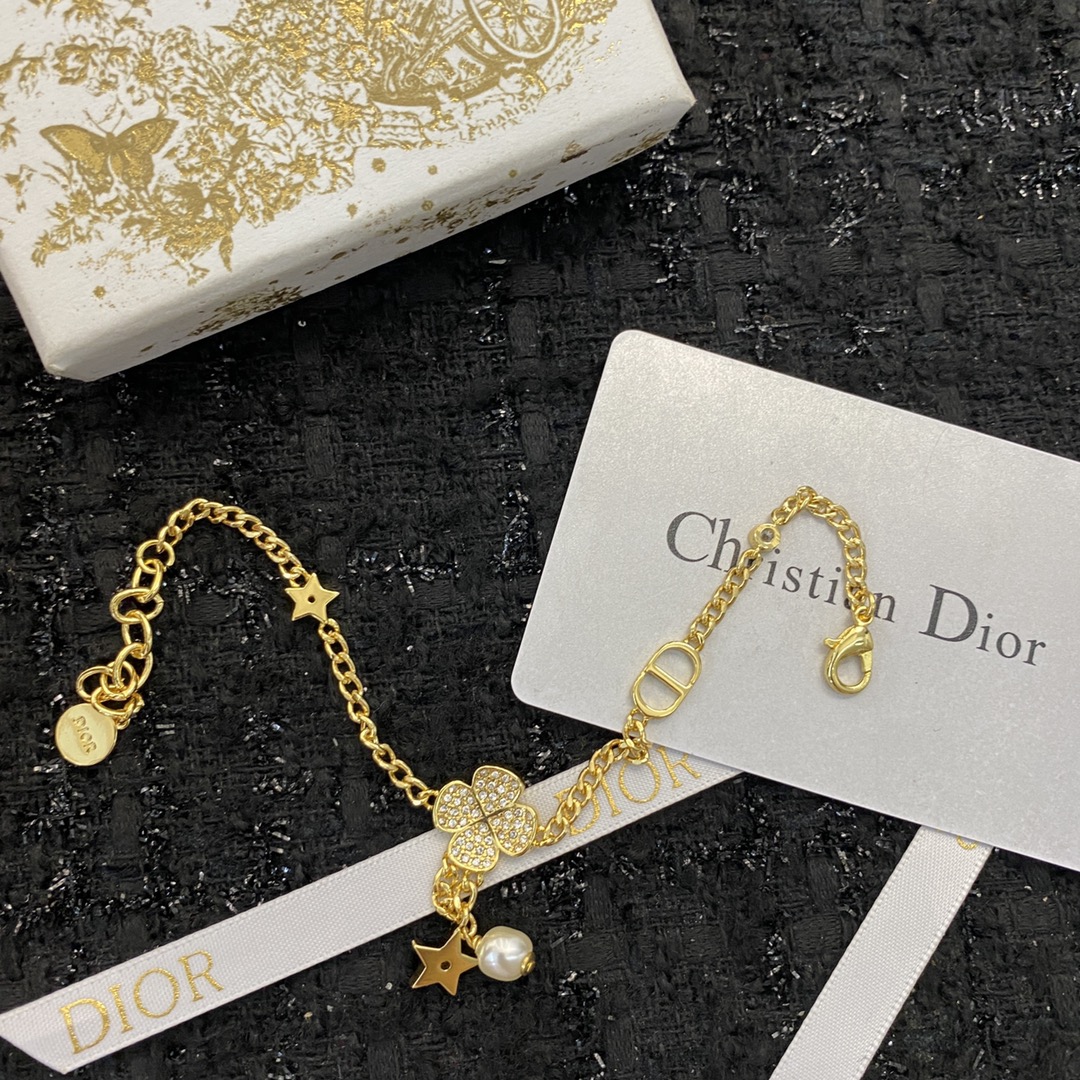 Dior Jewelry Bracelets fringed four-leaf clover - PONI - Image 3