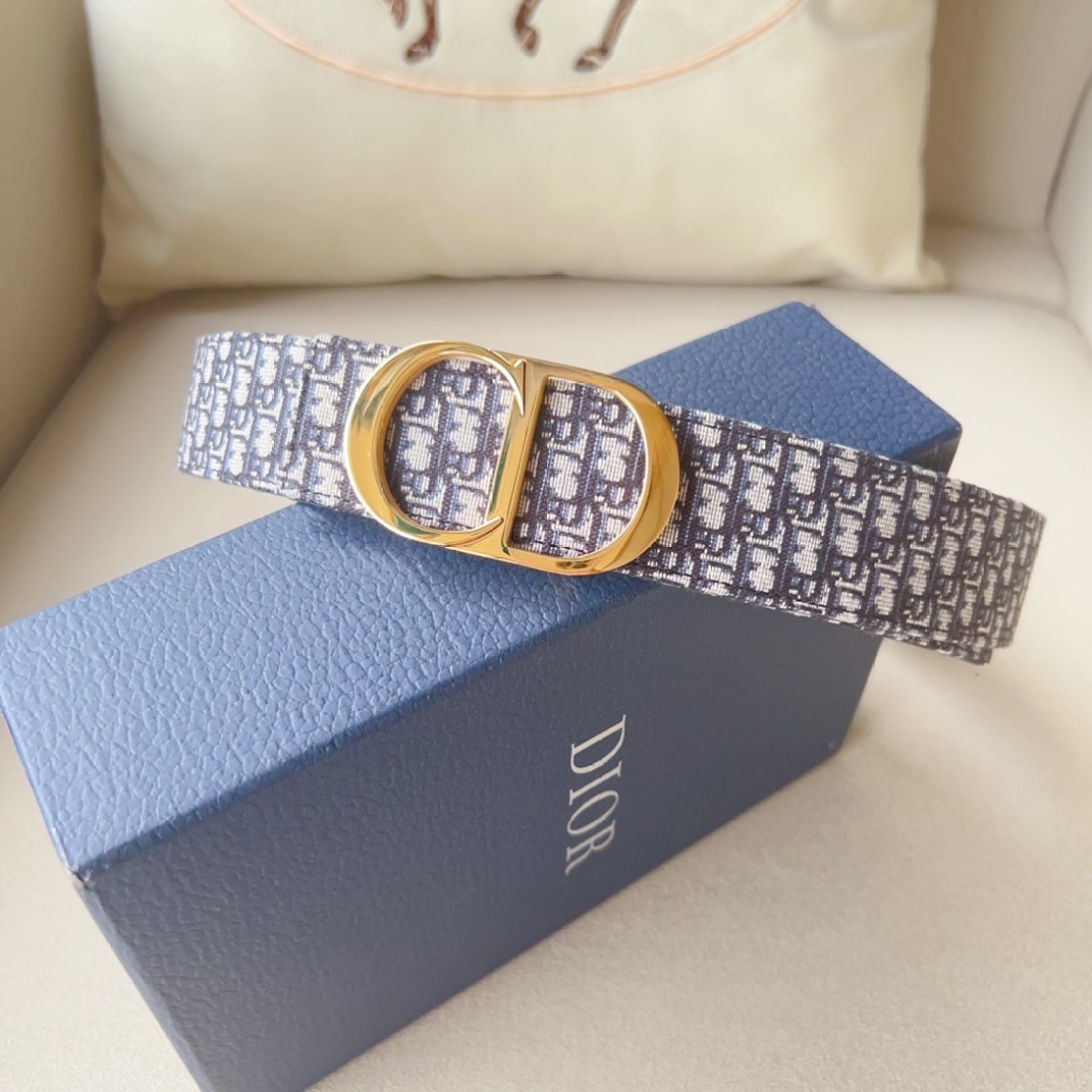 Dior Classic Printed Belt CD Steel Print 30MM - Ultra-Collection - Image 4