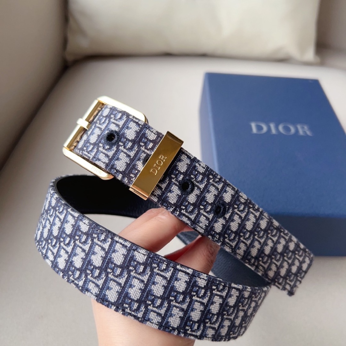 Dior Classic Printed Belt 30MM - Ultra-Collection - Image 4