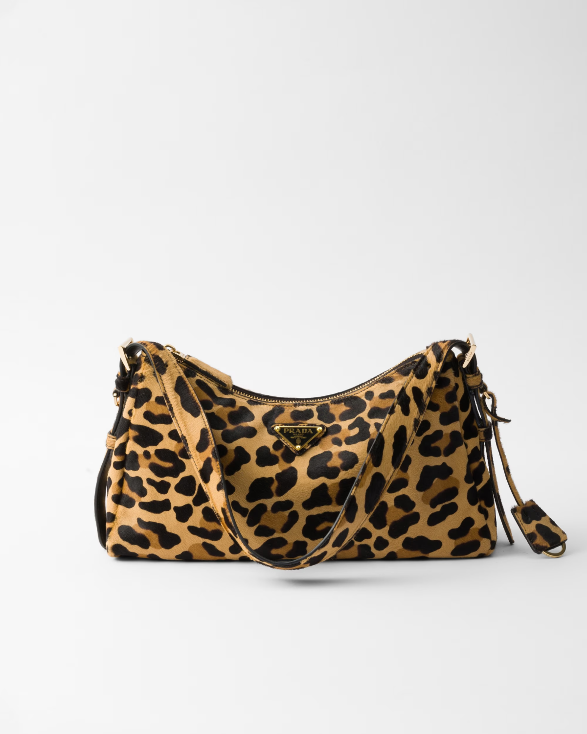 Prada Aim 1BC229 medium printed leather shoulder bag 2