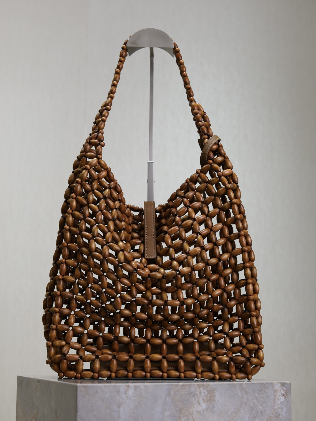 YSL LE 5 À 7 large in wood beads 30x35x10cm - Image 3