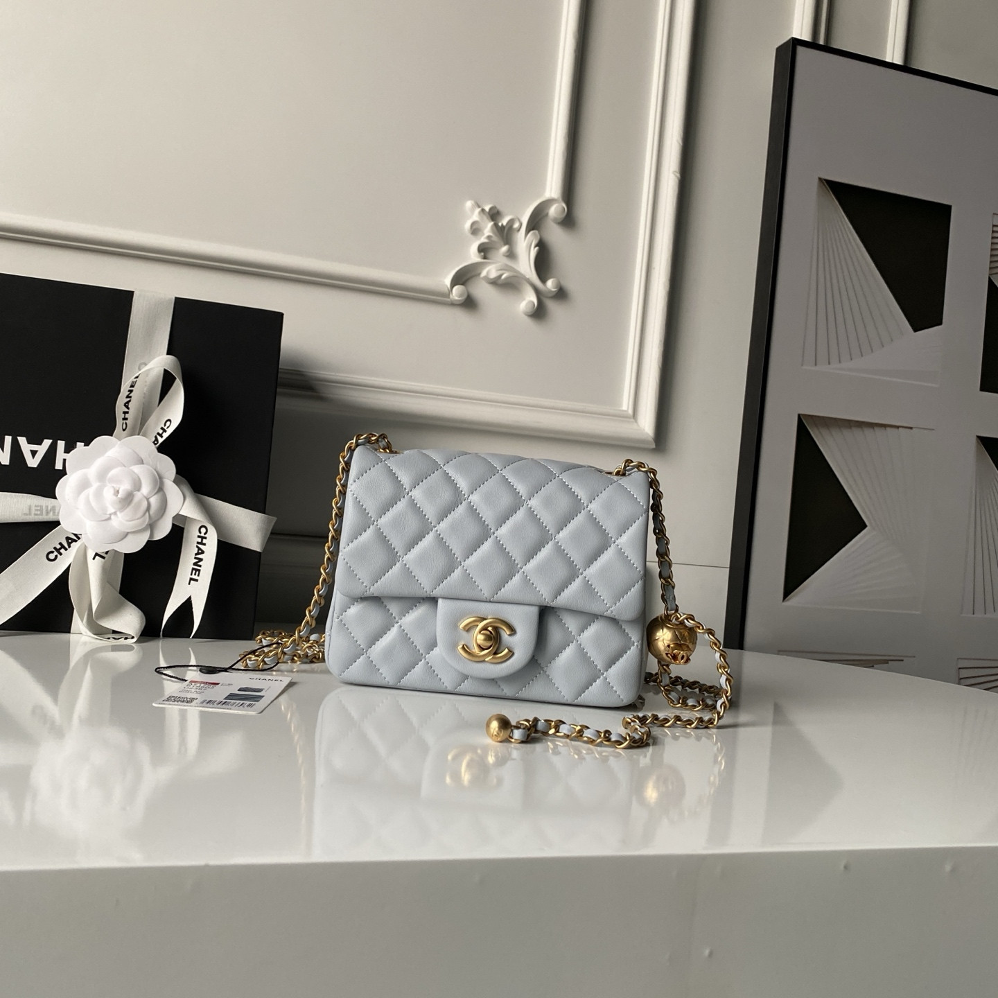 CHANEL MINI FLAP BAG 13.5x17x8cm #4 - Image 2