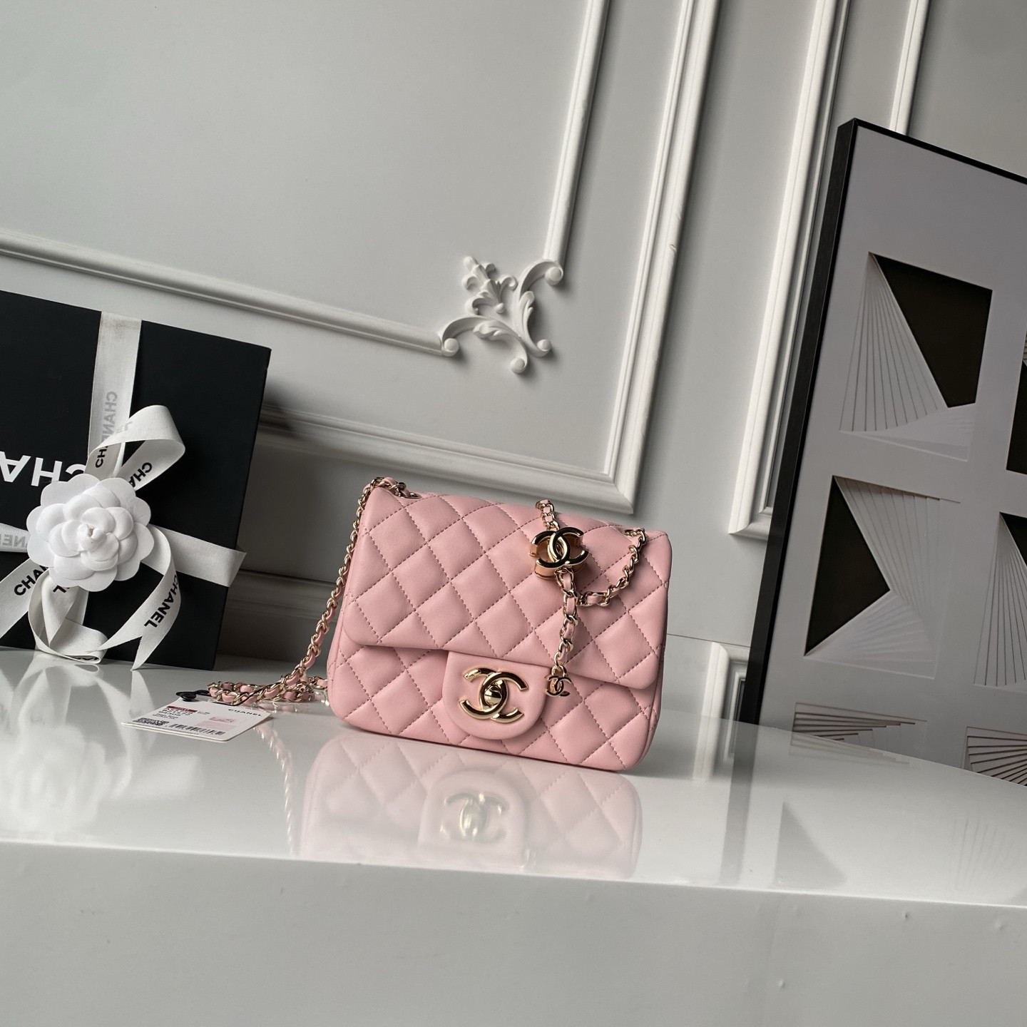Chanel Classic Flap Handbag CF AS5758 18x13x7cm #4
