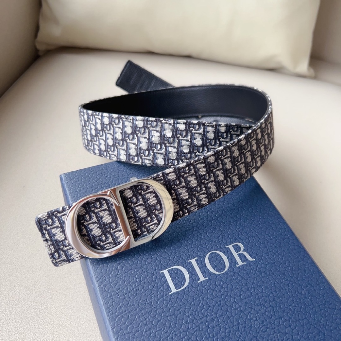 Dior Classic Printed Belt CD Steel Print 30MM - Ultra-Collection - Image 2