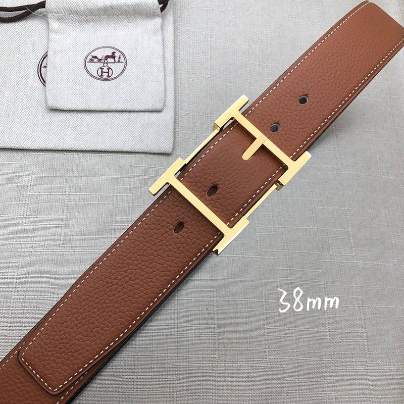 Hermes H Belt Buckle Reversible Brown For Women, Women Belt #4 - Image 2