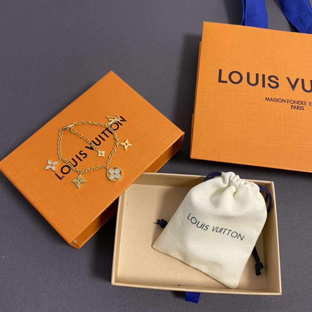 Louis Vuitton Jewelry Bracelets The logo design is full of atmosphere - PONI - Image 2