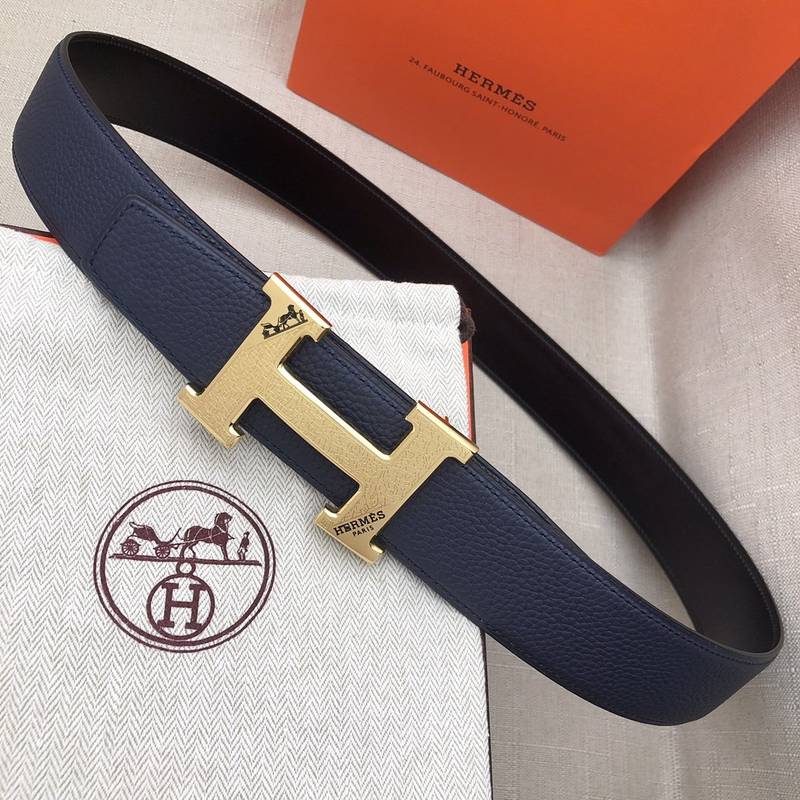 Hermes H Belt Buckle Reversible Black For Women, Women Belt #2