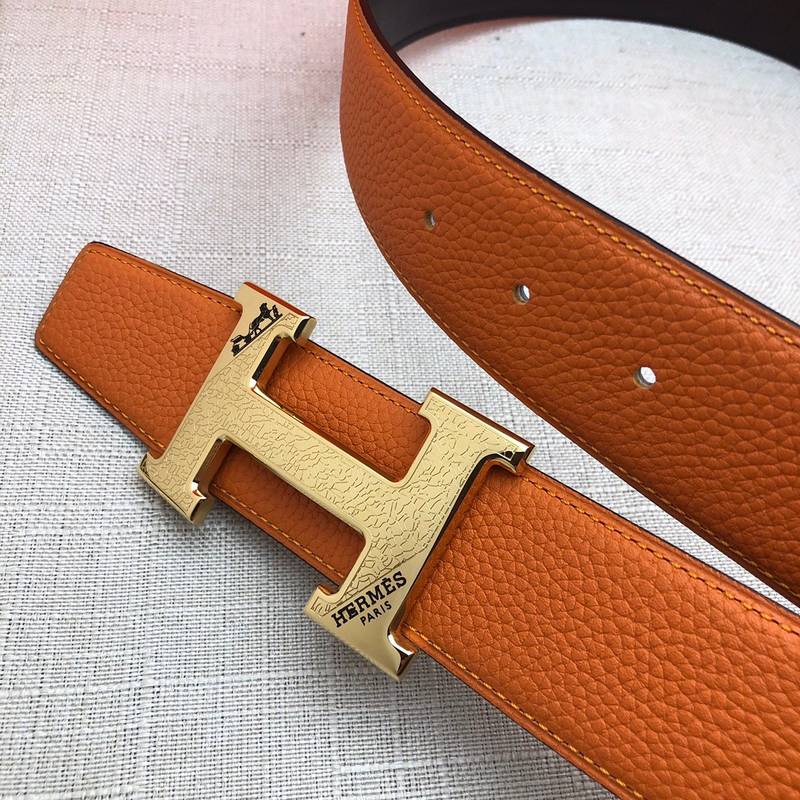 Hermes H Belt Buckle Reversible Brown For Women, Women Belt #14 - Image 2