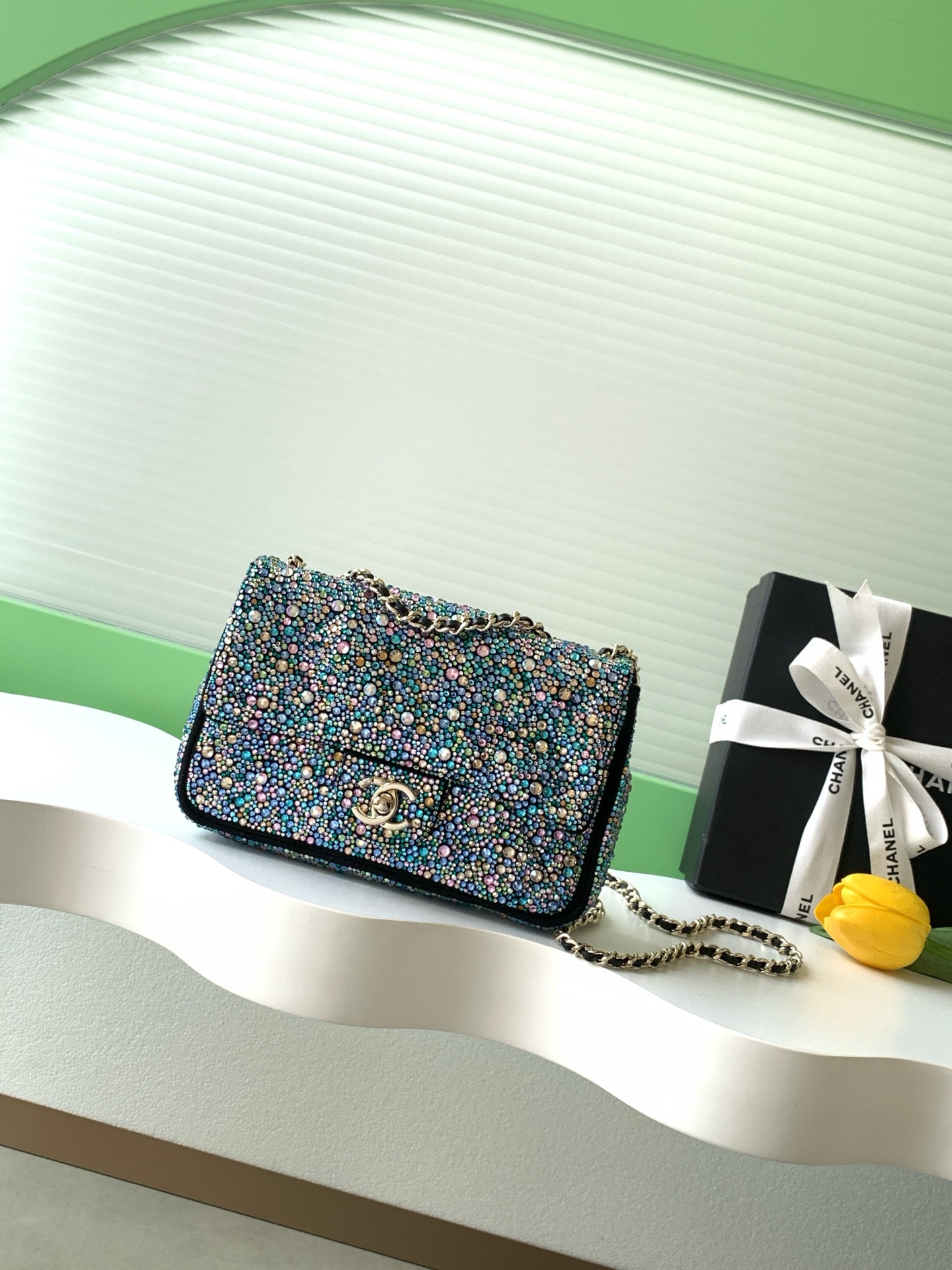 Chanel Flap Bag 13x21x8cm #2