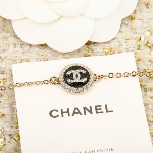 Alternative view of Chanel Black Round Enamel Bracelet