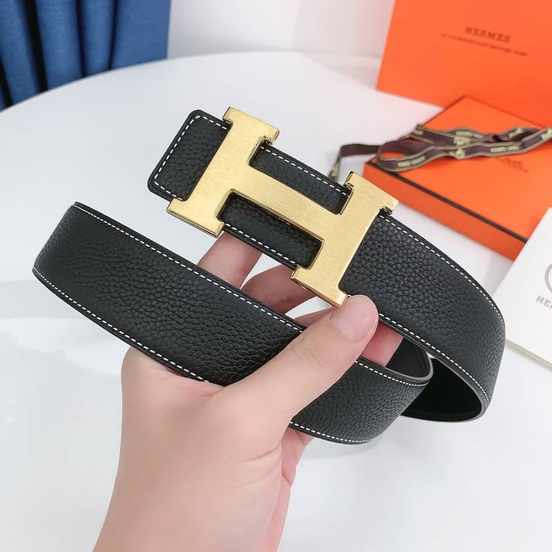 Hermes H Belt Buckle Reversible Black For Women, Women Belt #13 - Image 3