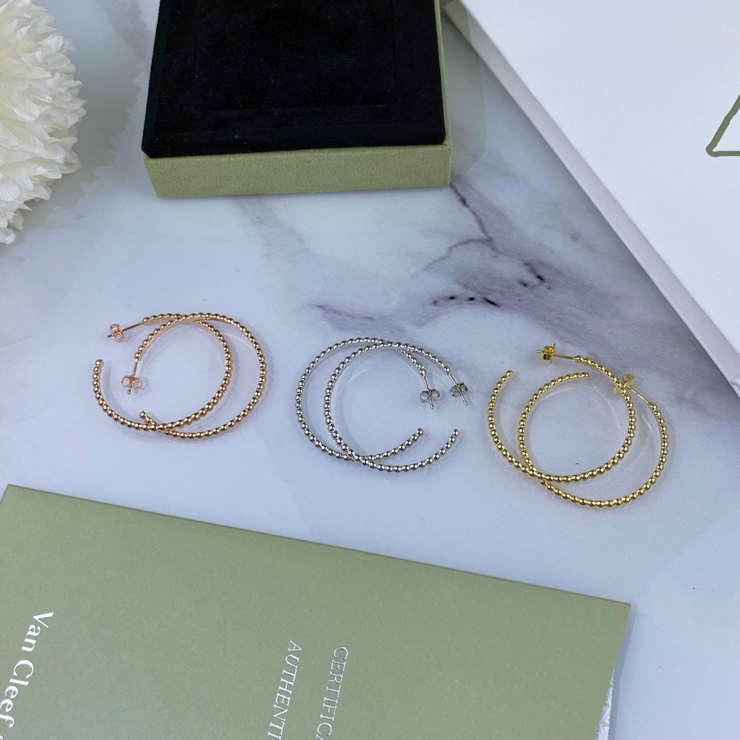 Van Cleef & Arpels Jewelry Earring Mizhu Earrings - SUPER-MIRROR