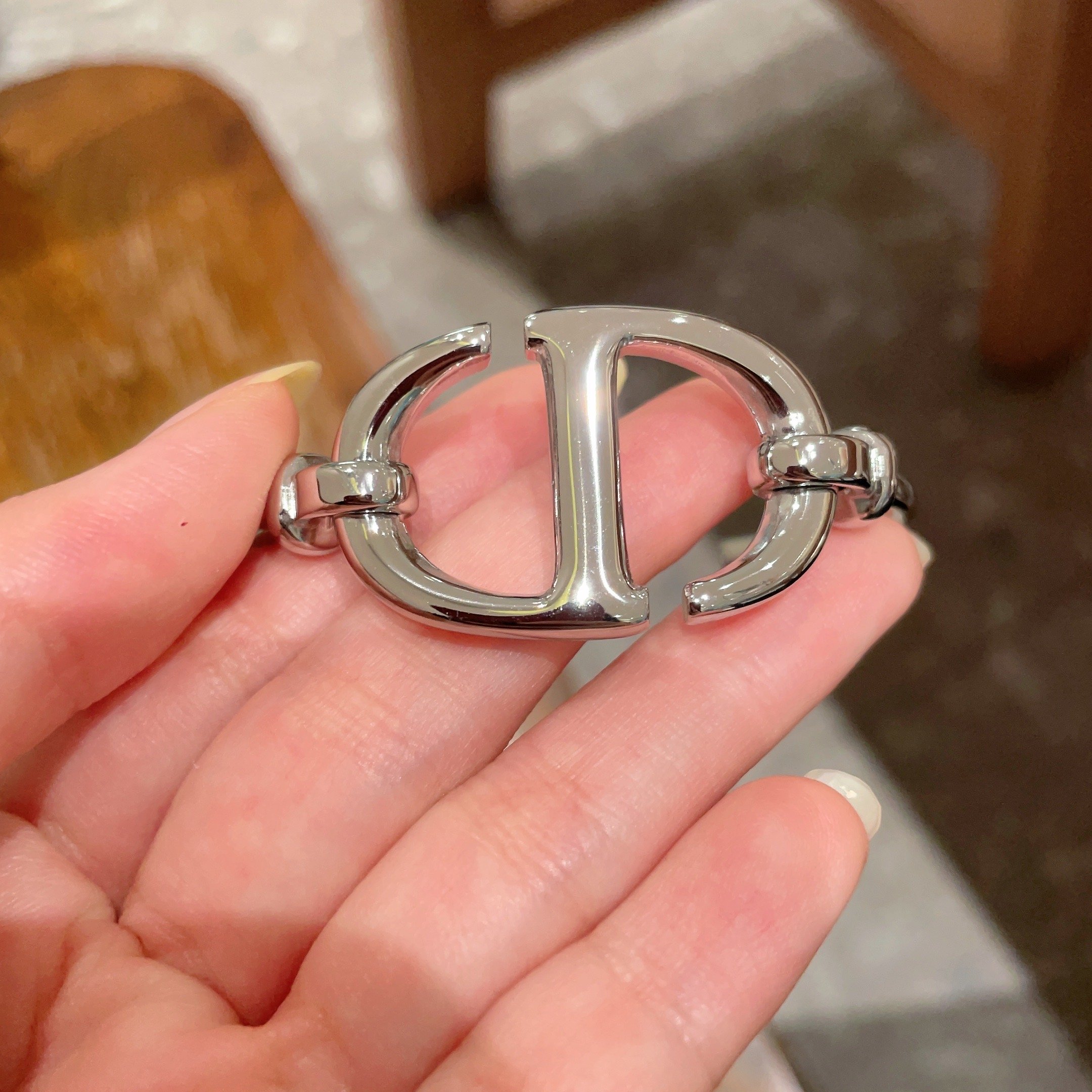 Dior Jewelry Bangle Dior salt sweet CD letter bracelet - PONI - Image 4