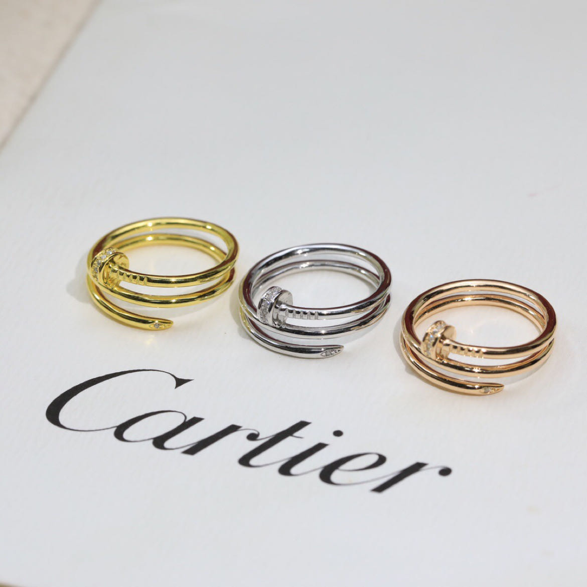 Cartier JUSTE UN CLOU Ring size 5-9 - SUPER-MIRROR