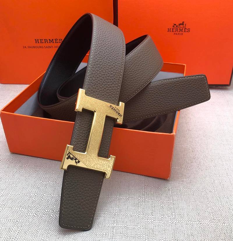 Hermes H Belt Buckle Reversible Black For Women, Women Belt #4 - Image 2