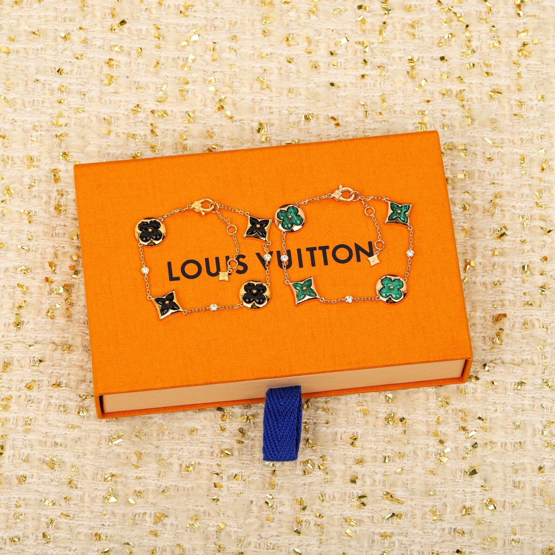 Louis Vuitton Monogram Four-Flower Pattern Bracelet - SUPER-MIRROR
